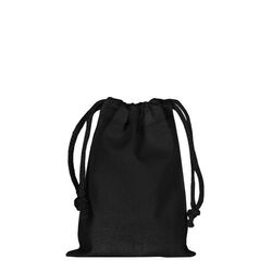 Pochon coton Noir XS 10x14