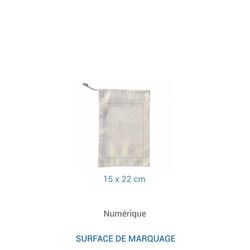 Pochon coton gradué personnalisable