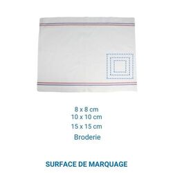 Torchon coton/lin - France
