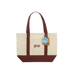 Sac cabas 350gsm en coton recyclé AWARE™ SHOP LOCAL