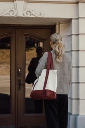 Sac cabas 350gsm en coton recyclé AWARE™ SHOP LOCAL