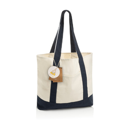 Sac cabas 350gsm en coton recyclé AWARE™ SHOP LOCAL