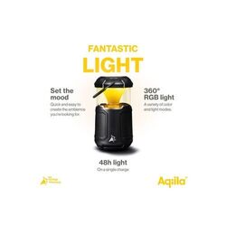 Enceinte Bluetooth Aqiila Soundbird B10 avec éclairage et batterie externe