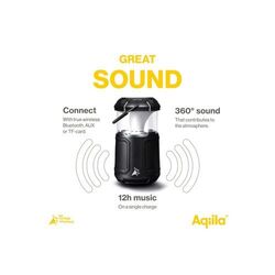 Enceinte Bluetooth Aqiila Soundbird B10 avec éclairage et batterie externe