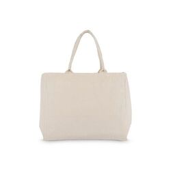 Sac fourre-tout en coton avec fermeture éclair OEKO-TEX® 39 x 24 x 34cm 320g/m².