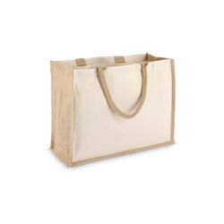Jute-Cotton Sac fourre-tout OEKO-TEX® 42,5 x 19 x 32cm 320g/m²