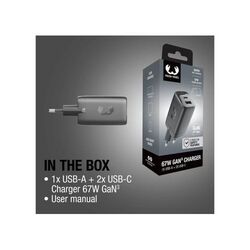 Fresh 'n Rebel chargeur rapide pour ordinateur portable 67 W GaN USB-C et USB-A
