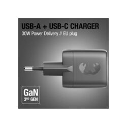 Fresh 'n Rebel Chargeur rapide 30 W GaN USB-C & USB-A