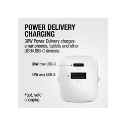 Fresh 'n Rebel Chargeur rapide 30 W GaN USB-C & USB-A