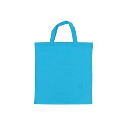 Sac shopping OEKO-TEX® couleur court 140g/m² 38x42 cm