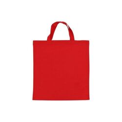Sac shopping OEKO-TEX® couleur court 140g/m² 38x42 cm