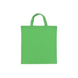 Sac shopping OEKO-TEX® couleur court 140g/m² 38x42 cm