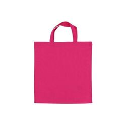 Sac shopping OEKO-TEX® couleur court 140g/m² 38x42 cm