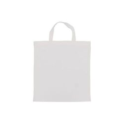 Sac shopping OEKO-TEX® couleur court 140g/m² 38x42 cm