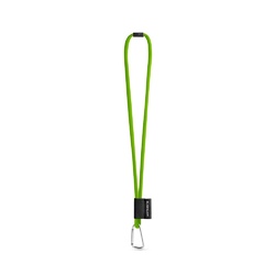SET Lanyard TUBE Long (Ø 7 mm) avec mousqueton en forme de D de 55 mm et fermoir de sécurité Ø 7 mm