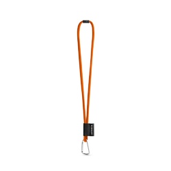 SET Lanyard TUBE Long (Ø 7 mm) avec mousqueton en forme de D de 55 mm et fermoir de sécurité Ø 7 mm