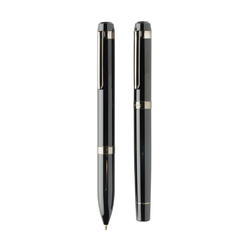 Coffret de stylos en acier recyclé Swiss Peak OSLO