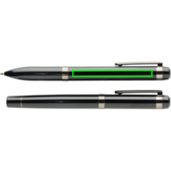 Coffret de stylos en acier recyclé Swiss Peak OSLO
