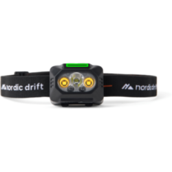 Lampe frontale à double batterie Nordic Drift Everest