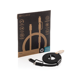 Câble de recharge rapide 60W 2-en-1 Arc RCS