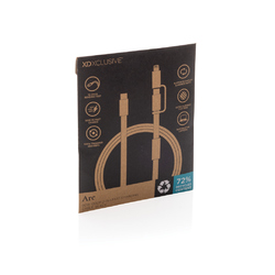 Câble de recharge rapide 60W 2-en-1 Arc RCS