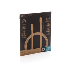 Câble de recharge rapide 60W 2-en-1 Arc RCS