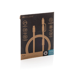 Câble de recharge rapide 60W 2-en-1 Arc RCS