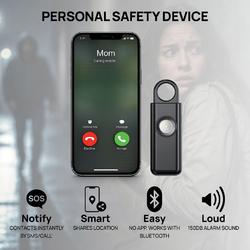 Alarme d'urgence rechargeable avec fonction SOS Safio RCS