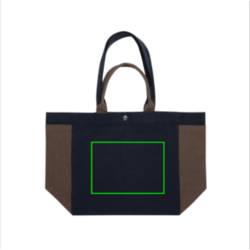 Sac shopping en toile recyclée 400 g/m² BEAU AWARE™