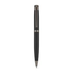 KINGSLEY. Ensemble composé d'un stylo à bille et d'un stylo roller en aluminium, avec encre bleue Dokumental®