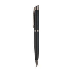 KINGSLEY. Ensemble composé d'un stylo à bille et d'un stylo roller en aluminium, avec encre bleue Dokumental®