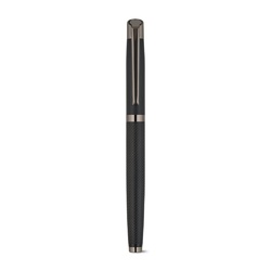 KINGSLEY. Ensemble composé d'un stylo à bille et d'un stylo roller en aluminium, avec encre bleue Dokumental®