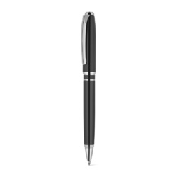 SARAMAGO. Coffret haut de gamme comprenant 1 stylo à bille et 1 stylo roller en cuivre et acier inoxydable, à encre bleue