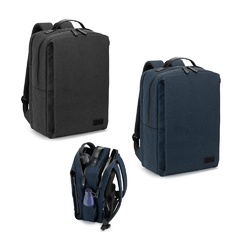 GLASGOW. Sac à dos pour ordinateur portable (17 pouces) en polyester recyclé 600D haute densité (20L)