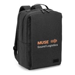 GLASGOW. Sac à dos pour ordinateur portable (17 pouces) en polyester recyclé 600D haute densité (20L)