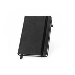 HEANEY. Cahier en polyuréthane à base d'eau avec planification mensuelle intégré et pages lignées
