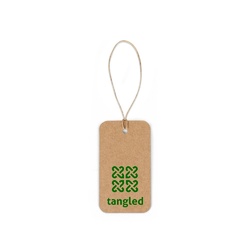 LABEL RECTANGULAR. Étiquette rectangulaire fabriquée à partir de papier 100% recyclé (700 g/m²)