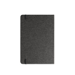 SCLIAR. Ensemble composé d'un stylo à bille, d'un bloc-notes et d'une bouteille, fabriqués à partir de PET recyclé, d'aluminium recyclé et de bambou