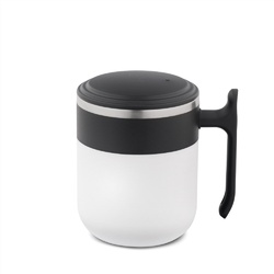 MALDINI. Mug de voyage avec paroi intérieure en acier inoxydable et finition mate, 400 mL