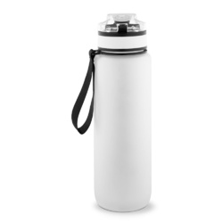ERIKSSON. Bouteille en PET recyclé (100 % rPET), avec des phrases motivantes et des repères horaires pour vous encourager à boire de l’eau
