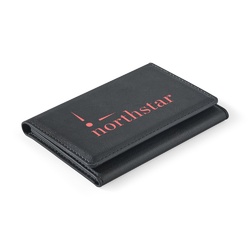 HARALD. Portefeuille magnétique en polyuréthane haute capacité avec blocage RFID