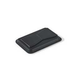 CONNOR. Porte-cartes magnétique en cuir PU, se fixe facilement à l'arrière de votre téléphone portable, avec blocage RFID