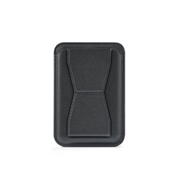 CONNOR. Porte-cartes magnétique en cuir PU, se fixe facilement à l'arrière de votre téléphone portable, avec blocage RFID