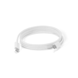 JEMISON. Câble USB-C vers USB-C avec gaine tressée (60 W), fabriqué en ABS, acier inoxydable, aluminium et polyester