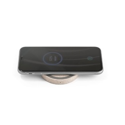 CUVIER. Chargeur sans fil 15W en ABS recyclé (65 % rABS) et fibre de paille de blé (35 %)