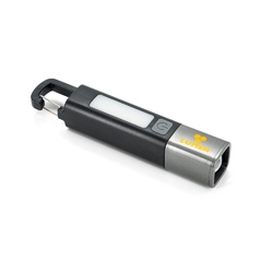 WIGGINS. Lampe de poche en ABS, avec une LED de 2 W (53 lumens) à l'avant et une ampoule COB (53 lumens) sur le dessus