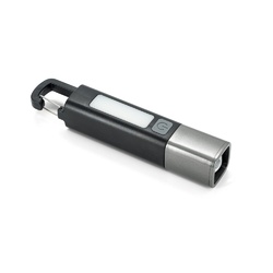 WIGGINS. Lampe de poche en ABS, avec une LED de 2 W (53 lumens) à l'avant et une ampoule COB (53 lumens) sur le dessus
