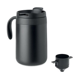 CAFETITO Mug double paroi filtre à café