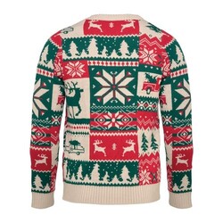 SHIMIS Pull de Noël tricoté S-M