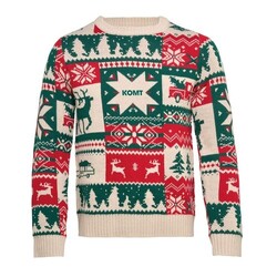 SHIMIS Pull de Noël tricoté S-M